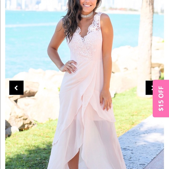 Blush bridesmaid dress - Picture 5 of 6